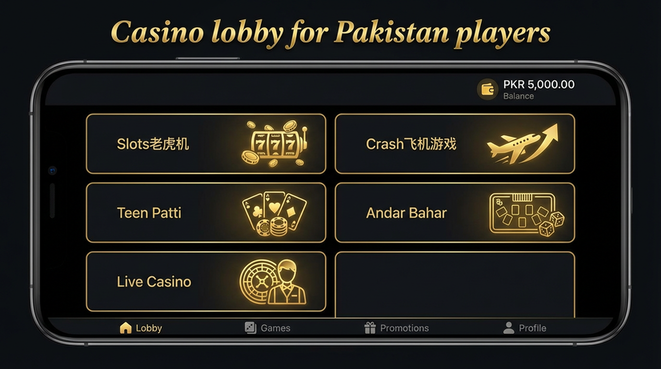 Lobby view of pakvip for Pakistan users - 4